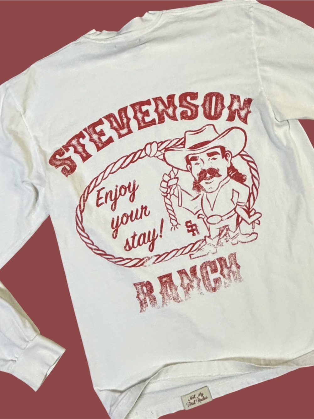 Stevenson Ranch White Long-Sleeve Graphic Tee